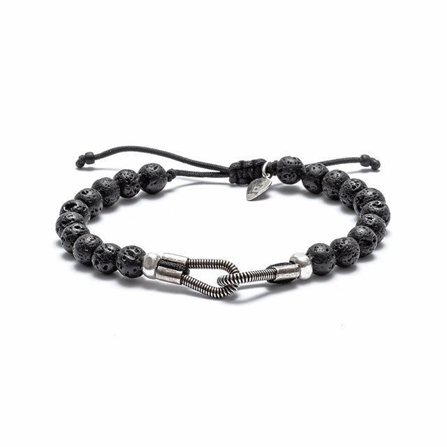 Round Natural Stones-Black