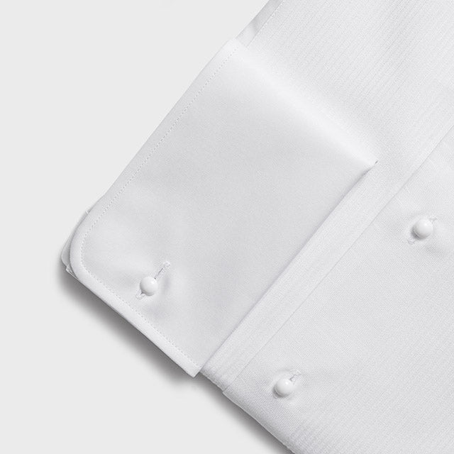 Pleated with French Cuff