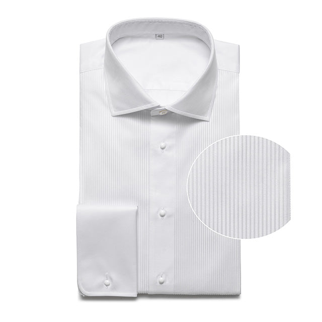 Pleated with French Cuff