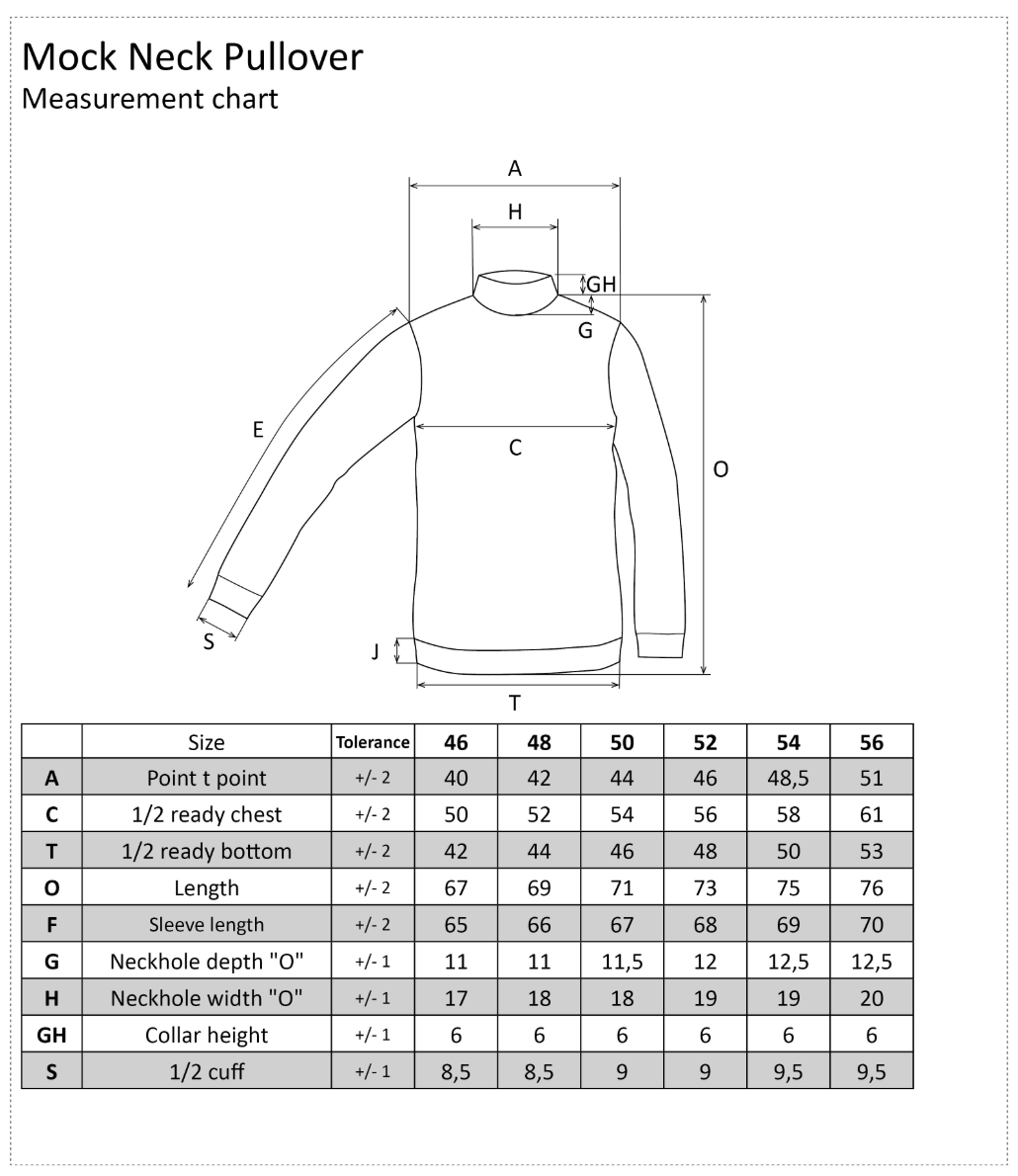 Mock Neck pullover