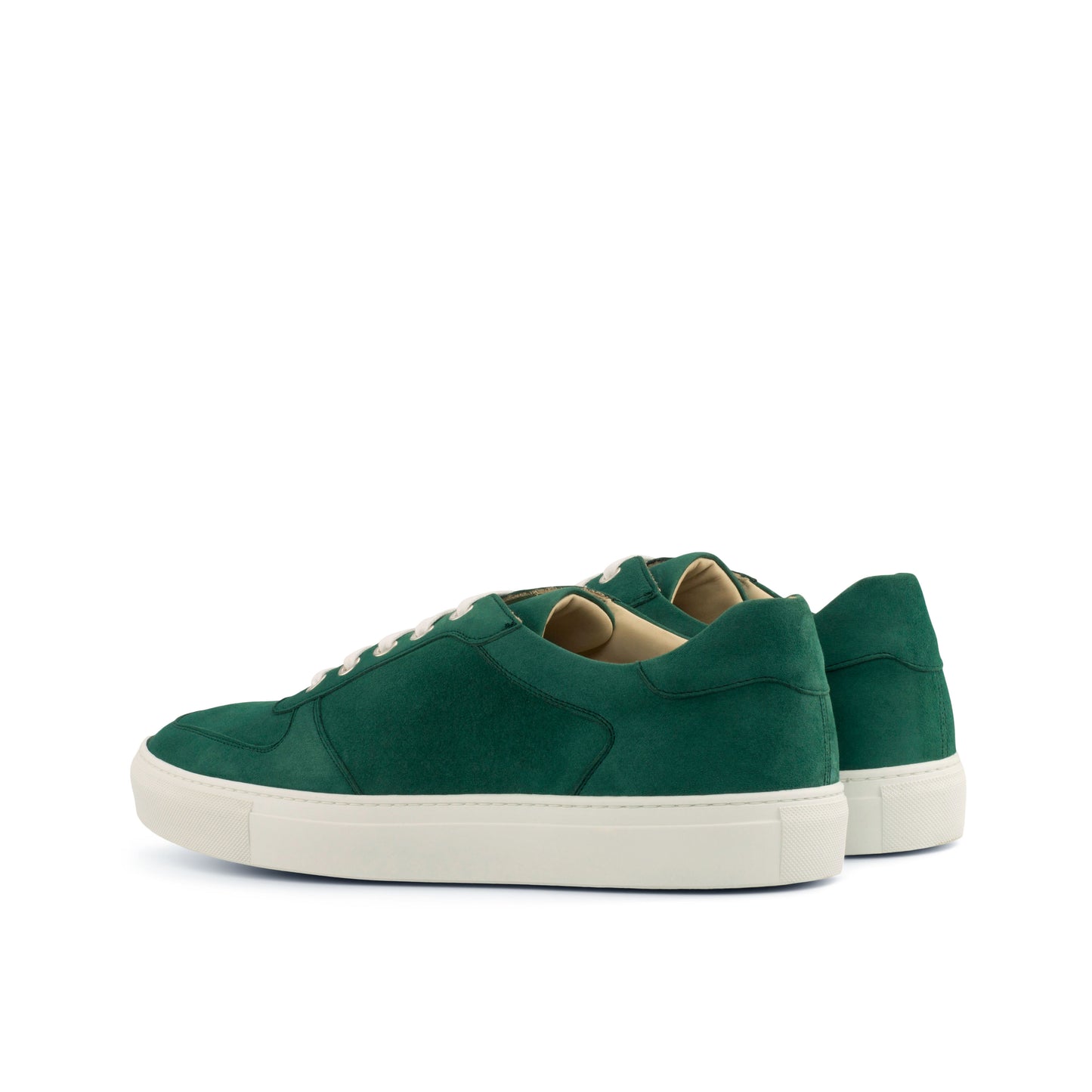 low top trainer suede