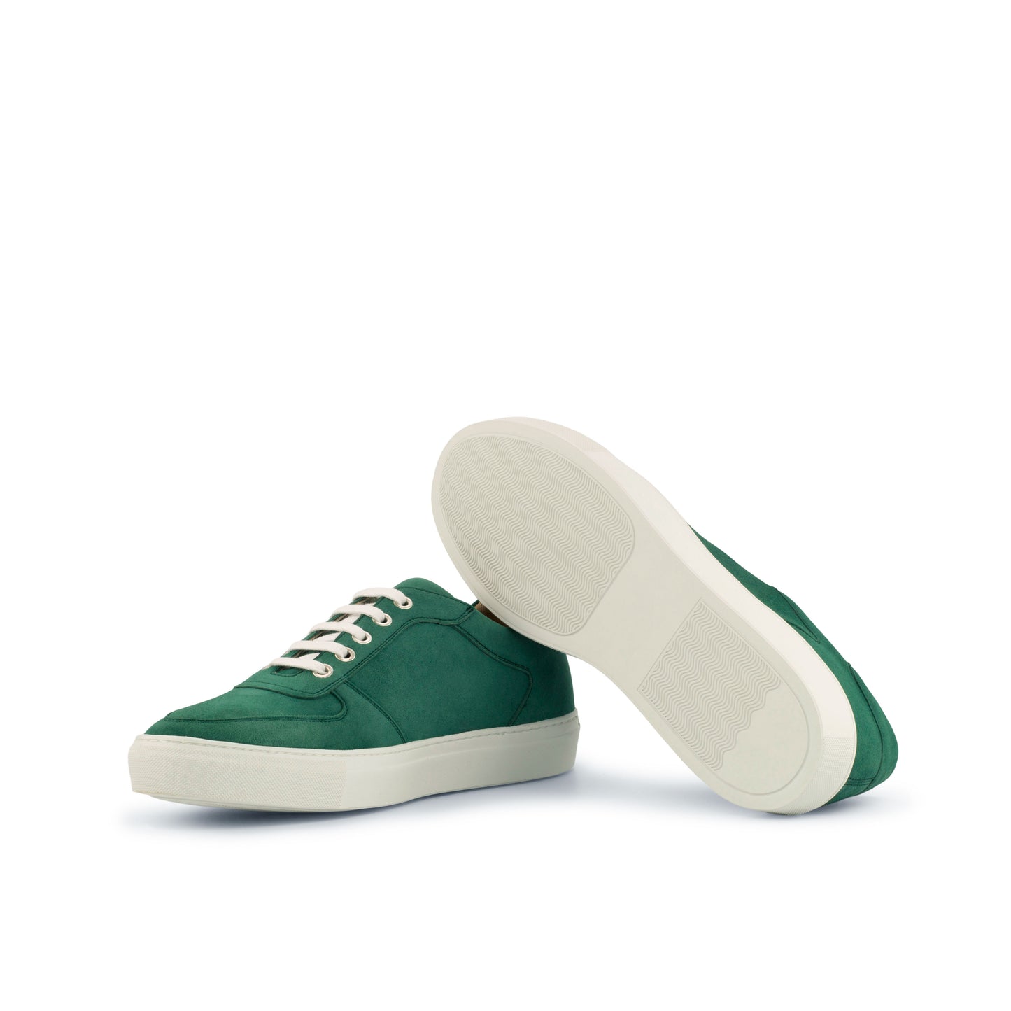 low top trainer suede
