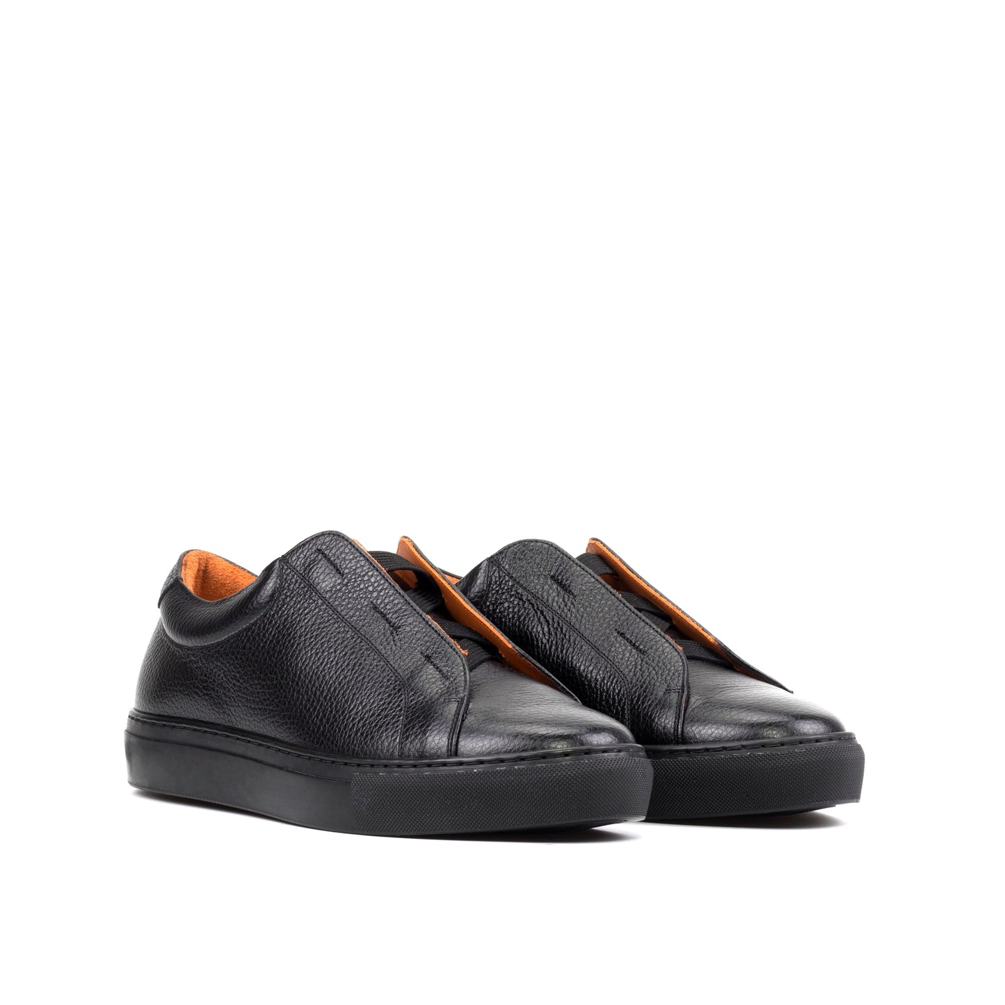 Laceless trainer - soft leather