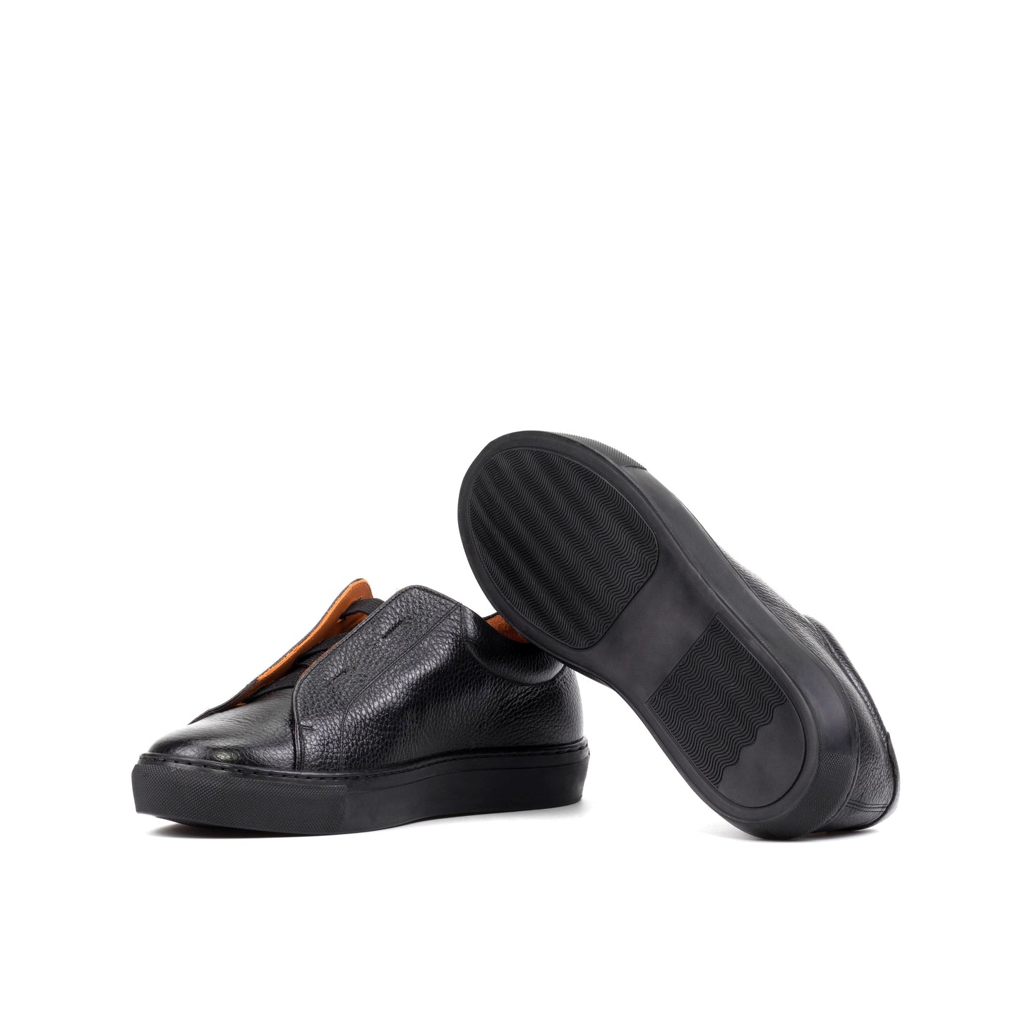 Laceless trainer - soft leather