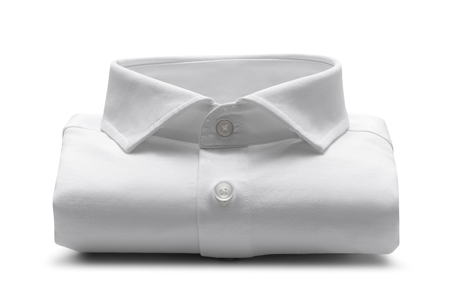 snow white Jersey casual regular cuff